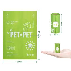 Best Sellers 2024 Wholesale 100% Biodegradable Certificate <b>Compostable</b> Pet Poop Plastic Pack Dog Waste <b>Bag</b> Cat Poop <b>Bag</b> - Product Image 5