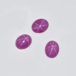Nhà Máy Giá Loose đá quý cao cấp 3A tổng hợp hình bầu dục Cabochon đá quý Sao <span class=keywords><strong>Ruby</strong></span> đối với trang sức - Product Image 2