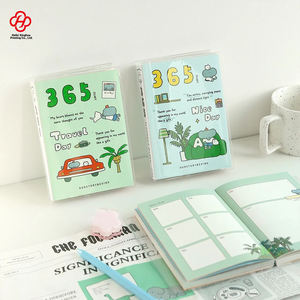 หนังสือแผน365วันการ์ตูนมาการองน่ารักไดอารี่ช้างเบื้องต้นพร้อมหน้าสีด้านในสำหรับเด็ก - Product Image 6