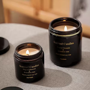 Fabricantes de velas de cera de soja personalizadas Juego de velas de cera de soja de lujo perfumadas con logotipo y embalaje para <span class=keywords><strong>reventa</strong></span> - Product Image 2