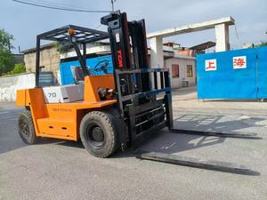 Used TCM FD70 Diesel <b>Forklift</b> Original Japan 7 Ton Heavy <b>Forklift</b> For Warehouse Port Cargo Handling - Product Image 3