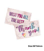 Cartes de visite en gros : papier d'art et carton offset/kraft/laminé filmé avec impression UV pour étiquettes cadeaux et commerciales