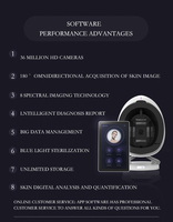 Analyseur de peau professionnel AISIA Q1, machine d'analyse de la peau intelligente AI, diagnostic d'image numérique 3D, scanner facial complet, analyse de la peau pour salon