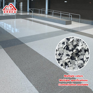 Kostenlose Probe Glimmerchips Epoxidbodenbeschichtung Dekorative Harzflocken Vinylboden-Aggregat für Bodenfarbe Epoxidflocken - Product Image 4