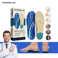 Semelles orthopédiques, semelles orthopédiques avec soutien de la voûte plantaire pour les pieds plats, confort de marche