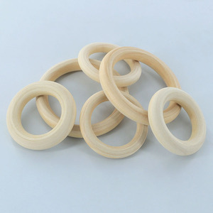 Anillos de Madera Natural sin Acabado, Ecológicos, en Varios Tamaños, Círculos Sólidos en Blanco para <span class=keywords><strong>Manualidades</strong></span>, Tallado, Pintura y Decoración del Hogar - Product Image 6