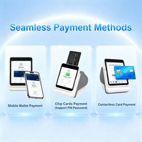 Terminal de point de vente mobile NFC 4G+Wifi+BT de 4 pouces, petite machine de point de vente avec GPS Z80-V5