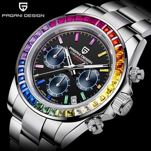 Montre sport chronographe de luxe <span class=keywords><strong>PAGANI</strong></span> DESIGN PD-1644 pour homme, en acier inoxydable, étanche, à quartz, Relogio Masculino - Product Image 2