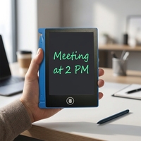 Mini Tableta de Escritura LCD de 4.4 Pulgadas, Pizarra Digital, Borrado con un Clic, Bloc de Notas Electrónico con Lápiz Óptico para Oficina, Hogar y Escuela