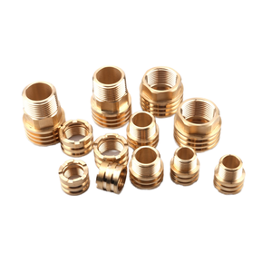 Insertos de Latón Modelo AOL Ambark-NPT/BSPT, Roscas para Tuberías Clase 150, Superficie Pulida, Baja Presión, para Sistemas de Suministro de Agua y Drenaje - Product Image 1