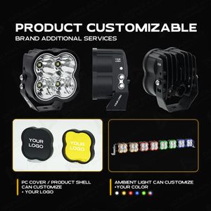 Barras de Luz LED RGB de 42 Pulgadas, Modulares, Enlazables, de 12V, para Techo, con Kit de Luces Auxiliares DRL para Carretera, Vehículo Todoterreno, Barra de Luz <span class=keywords><strong>4X4</strong></span> - Product Image 6