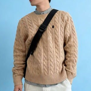 Suéter de Punto de Cuello Alto para Hombre, Calidad Original, Altamente Recomendado, con Logotipo <span class=keywords><strong>Pl</strong></span>, Sí, con Logotipo - Product Image 3