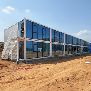 <span class=keywords><strong>Ostello</strong></span> prefabbricato casa contenitore 2 piani 2 camere da letto Mini casa Mobile staccabile modulare prefabbricata ufficio 20Ft contenitore casa - Product Image 4