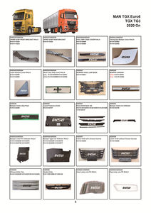 Precio de fabricación Piezas de repuesto para camiones Lámparas Rejillas Parachoques Guardabarros para <span class=keywords><strong>MAN</strong></span> TGX TGS TGL TGM Truck Euro 6 TG3 Piezas de camiones - Product Image 3