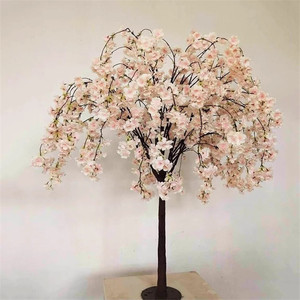 Arbre artificiel en fleurs de cerisier en soie <span class=keywords><strong>LED</strong></span> lumineux G-896 8 pieds 6 pieds 5 pieds pour décoration de mariage intérieure et extérieure - Product Image 2