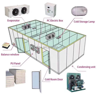 Chambres Froides Préfabriquées - Grandes Congélateurs Modulaires -25°C ℃   avec panneaux Cam-Lock