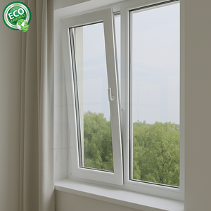 Fenêtres à triple vitrage avec verre trempé, fenêtre à battant NFRC AS2047, fenêtres à rupture de pont thermique en aluminium, basculantes et orientables - Product Image 5