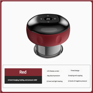 <span class=keywords><strong>Appareil</strong></span> de thérapie par ventouses à <span class=keywords><strong>pression</strong></span> négative et de raclage avec thérapie par lumière rouge infrarouge - Product Image 4