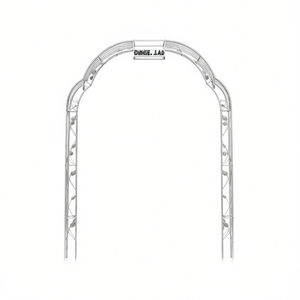 ซุ้มเหล็กสำหรับสวน กว้าง 74.4 ซม. x สูง 98.4 ซม. โครงตาข่ายสำหรับพืชเลื้อย ใช้เป็นที่พักสำหรับกุหลาบ ซุ้มตกแต่งสไตล์ดั้งเดิม - Product Image 1