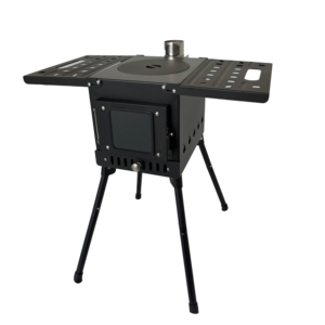 Estufa <span class=keywords><strong>de</strong></span> Camping Plegable Moderna <span class=keywords><strong>de</strong></span> Acero al Carbono, Estufa <span class=keywords><strong>de</strong></span> <span class=keywords><strong>Leña</strong></span> Multifuncional para Exteriores <span class=keywords><strong>y</strong></span> Parrilla para Asar, Ideal para Jardín <span class=keywords><strong>y</strong></span> Picnic - Product Image 3