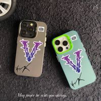 Coque de téléphone de luxe de créateur Vrunk pour iPhone 7 8 Xs Xr 11 12 13 Mini 14 15 16 17 Pro Max – Coque rigide élégante