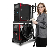 Machine de soudage laser CNC 3 en 1 à bas prix, 1,5 kW, 2 kW, pour métal, avec double fil