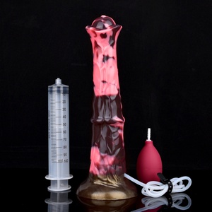 NNSX Silicone Squirting <b>Dildo</b> Ejaculating Penis Artificial Monster Cock Suction Cup Squirting Horse <b>Dildo</b> Masturbation Sex Toy - Product Image 2