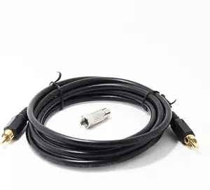 150CM RCA Video Cable With RF RCA TV Connector RG6 Cable
