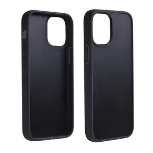 Premium Qualität einfarbig gerillte Telefonhülle für iPhone15 14 13 12 11 roh gerillte matte schwarze Schale für Samsung S24 S23 S22 S21