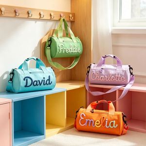 Bolsa de Yoga Personalizada con Nombre |    Bolso de mano para niños, regalo para baby shower, bolsa de transporte de viaje, tela Oxford, cremallera tejida a mano - Product Image 2
