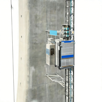 Monte-charge de chantier robuste à double cabine SC200/200 de 2 tonnes avec moteur, élévateur de 2000 kg pour bâtiments de grande hauteur