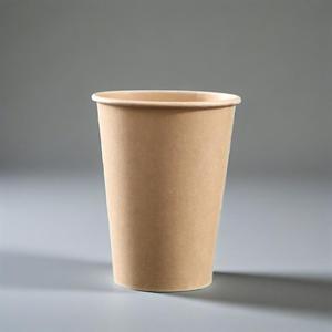 Bol seau à bouillie PE jetable personnalisé pour fast-food avec couvercle en papier kraft de qualité alimentaire pour biscuits, salade, à emporter, utilisation en restauration - Product Image 1