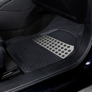 Automobile PVC/TPR/TPE Waterproof Non-slip All-season Protection 10mm Thick Car Foot Pad 4 Pieces Car Floor <b>Mat</b> Full Set for - Product Image 6