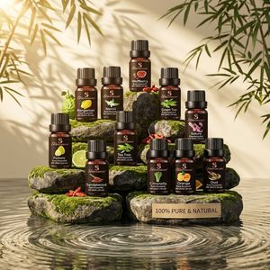 Aceites Esenciales 100% Puros <span class=keywords><strong>al</strong></span> por Mayor, Marca Privada, Aceite Orgánico de Lavanda, Árbol de Té y Sándalo para Difusor, Aromaterapia y Cuidado de la Piel - Product Image 2