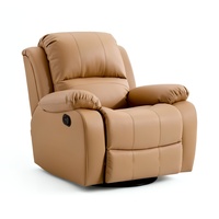 Fauteuil Inclinable en Cuir Écologique sur Mesure avec Massage 8 Points, Canapé Inclinable Électrique