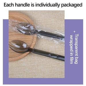 Cuillères et fourchettes jetables écologiques pour la crème glacée - Fournitures de camping et de restauration Biodégradables Sans BPA Sans danger pour les aliments Durables - Product Image 4