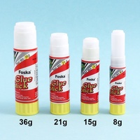 Bâtons de colle blanche FOSKA, repositionnables, 8G, 15G, 21G, 36G, pour l'artisanat des enfants, les présentations d'affiches, les fournitures scolaires