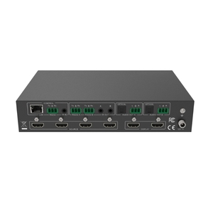 Pinwei ตัวสลับสัญญาณ <span class=keywords><strong>HDMI</strong></span> เมทริกซ์4K60Hz <span class=keywords><strong>4X2</strong></span>พร้อมตัวแยกสัญญาณเสียงและออปติคอล L/R AUX 4ใน2OUT พร้อมระบบเสียงออปติคอล - Product Image 6