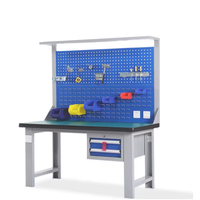 Prix usine garage à outils en acier industriel robuste armoire atelier opération antistatique banc de travail réglable tiroir de table