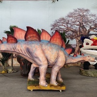 Dinosaure Theme Park Robot Mécanique Animatronic Dinosaure Réplique Stegosaurus Modèle