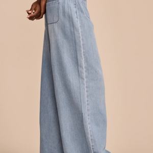 Nouvelle Collection 2025 – Jean Baggy Taille Haute Ample et Large pour Filles, Pantalon Décontracté en Denim Délavé pour Femmes - Product Image 3