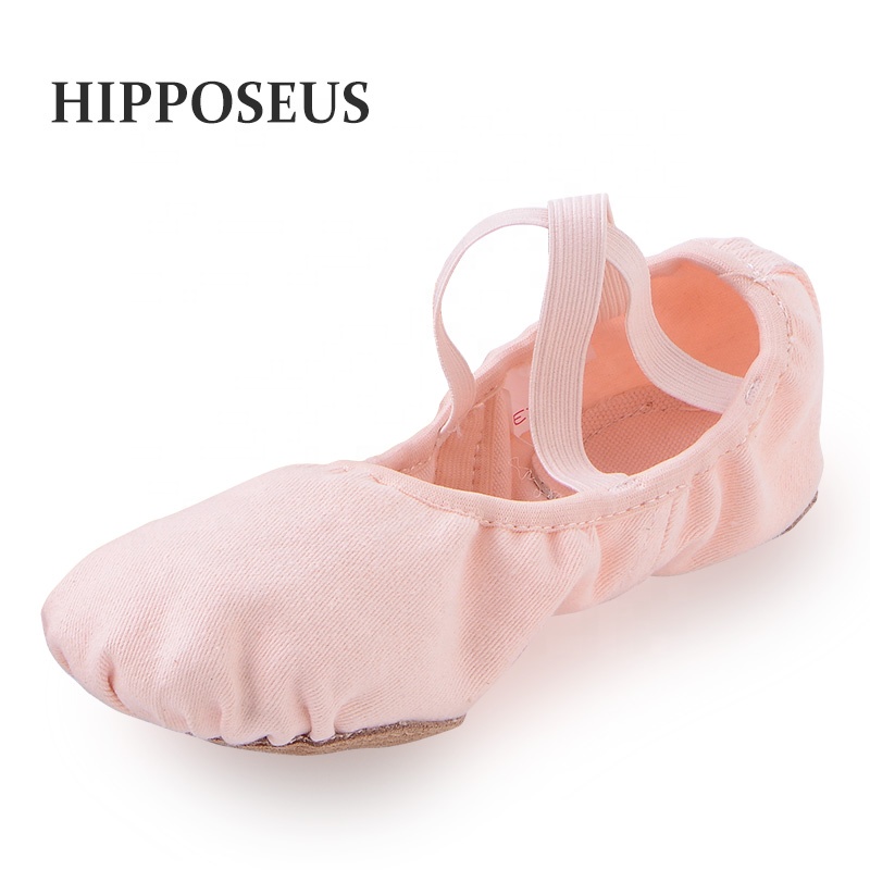 Высококачественные холщовые танцевальные туфли, мягкие эластичные холщовые балетные танцевальные туфли