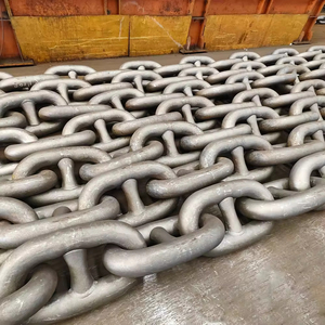 Chaîne d'ancre marine sans goujons de 6 à 90 mm pour navire, galvanisée à chaud - Product Image 4