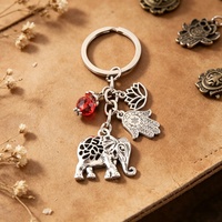 Брелок-подвеска I Love Yoga Thailand Bohemia Elephant Lotus с символом Ом (Ом Ом Аум), украшение, подарок для женщин, сувенир