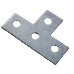 Connecteur en T à 4 trous pour profilé en U, support plat en forme de T pour canal de profilage - Product Image 2