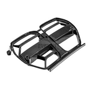 Grille de pare-chocs avant en fibre de carbone sèche de style CSL avec ACC pour <span class=keywords><strong>BMW</strong></span> G80 M3 M4 G82 G83 2021 + Grille de pare-chocs avant en maille - Product Image 4