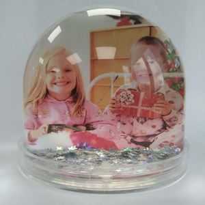 Immagine all'ingrosso di SnowGlobe Souvenir Rahmen cornici di <span class=keywords><strong>plastica</strong></span> per <span class=keywords><strong>foto</strong></span> con globo di neve - Product Image 5