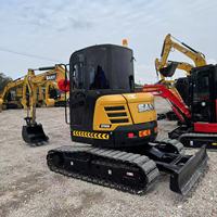 Excavatrice SANY SY55U 5,5 tonnes 95% neuve d'origine avec EPA CE, mini-excavatrice Sany55C, petite excavatrice agricole et domestique SANY 55