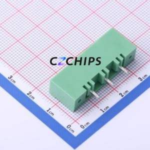 KF2EDGVM-7.5-3P Plug-in Terminal Block Through hole,P=7.5mm Connector Board-to-Board / Socket - Closed Screw Fixing 1x3P 7.5mm - Product Image 2