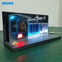 Stand Display Iklan Digital Akrilik Desain Khusus dengan Layar LCD untuk Toko Ritel